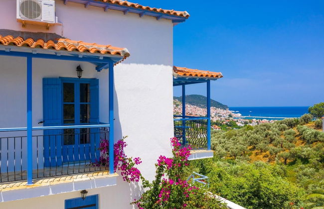 Villa Ourania Large Private Pool Sea Views A C Wifi - 1491 - Foto 48