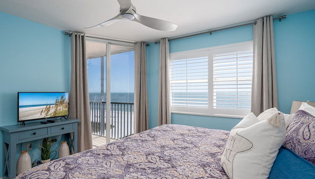 Spectacular Gulf Front Corner Unit 2 Bedroom Condo by RedAwning - Foto 4, Habitación