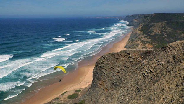 Vistas del Algarve desde el parapente