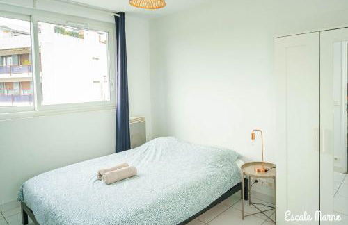 City Loft with rooftop view by Escale-Marne - M8 Tour Eiffel - Parking Gratuit - 201 - Foto 7