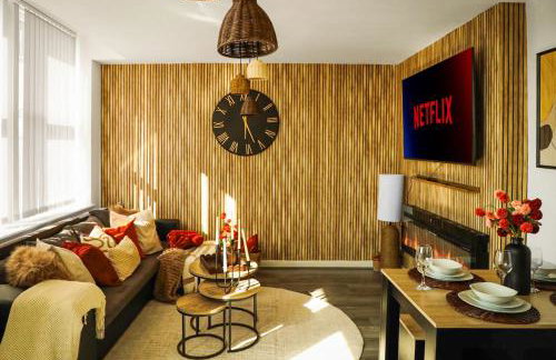 Bradford City Centre Walk To Trains, Dining, 65' Smart TV, Perfect For Working Professionals - Foto 6