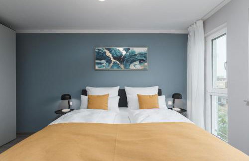 DELUXE APARTMENT 2 Schlafzimmer - Aufzug - kostenlos Parken - Balkon - Messe Flughafen - Foto 7