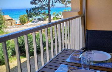 Studio standing classé meublé de tourisme avec terrasse vue mer " les pieds dans l'eau " à Algajola - Foto 2