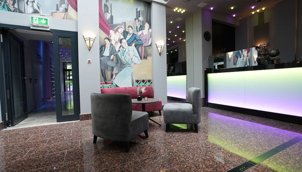 Zona de estar del vestíbulo