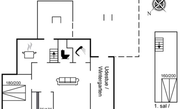 "Eliene" - 500m from the sea - Foto 2, Floorplan