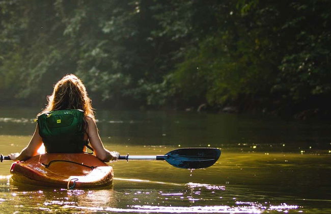 Descida do rio Oria de caiaque - Foto 1