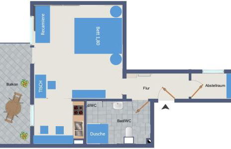 Studio HIRSCH56 - Zentral-Ruhig-Terrasse-Netflix - Foto 20