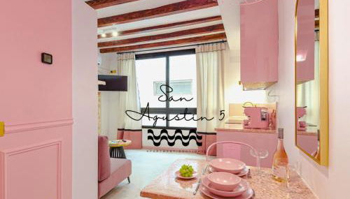 Glamorous pink studio in city center - Foto 2