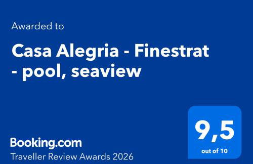 Casa Alegria - Finestrat - pool, seaview - Foto 40