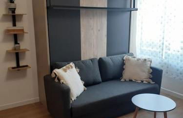 Studio climatisé avec une place de parking et classé 2 étoiles à la Faviére - Foto 5