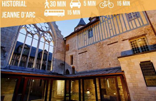 Rouen : Vue panoramique sur la seine avec parking - Foto 4