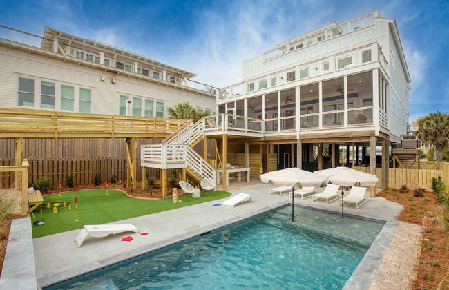 Ocean's Eye by Avantstay Beach Front Home w/ Roof Top, Pool & Putting Green! - Foto 26