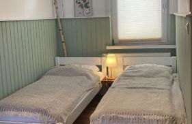 Ferienwohnung Nr. 1 Terrasse Bodden Kanu Bootssteg - Foto 4