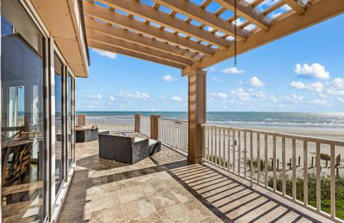 Oceanfront Galveston Beach House Steps to Sand! - Foto 37