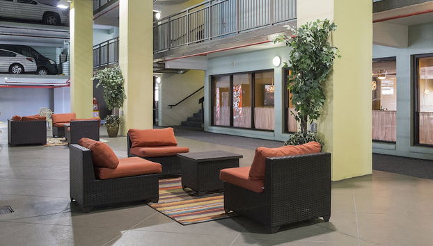 Zona de estar del vestíbulo