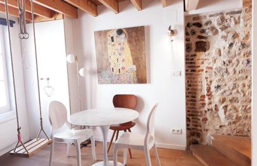 -Parking privé -Maison Entière -Balancoire en intérieur-Coeur historique -La Clef de Honfleur - Foto 17