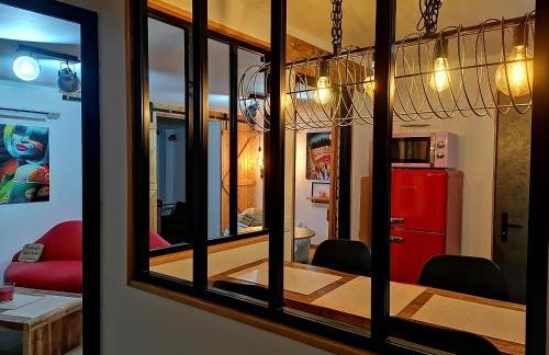 Gîtes déco pop et chaleureuse avec jacuzzi, sauna, piece coquine - Foto 27