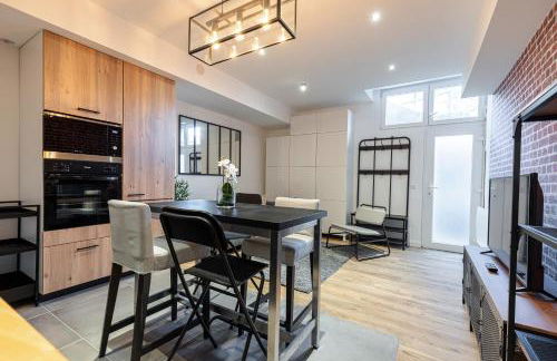 Loft Magnan - PARKING - idéal couples -BEACH -TRAM & Supermarkets - New & Confort-AC - Foto 18