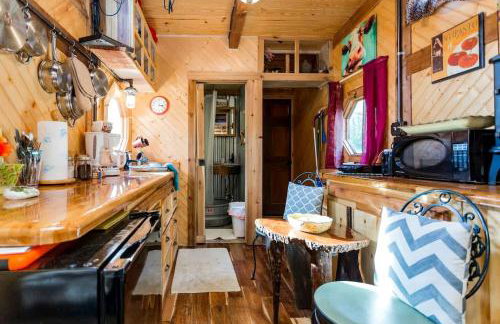 Hillbilly Chic Tiny House Near Nashville with WiFi, Kitchenette, Fire Pit & Trails - Foto 2