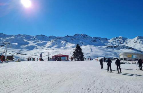 Front de Neige Val Thorens - Skis aux pieds, balcon vue montagne - Foto 22