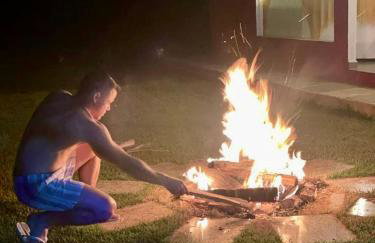 Sítio Recanto dos Lagos piscina sauna e churrasqueira - Foto 20