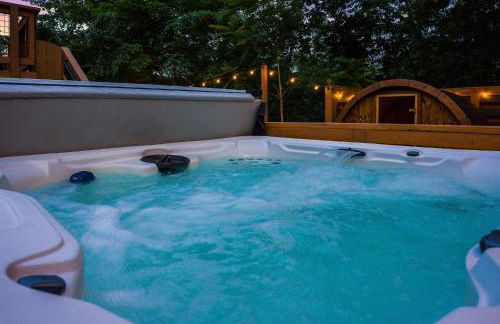 Fox&Hound Cabin: Cold Plunge, Sauna, Hot Tub, Dogs - Foto 54