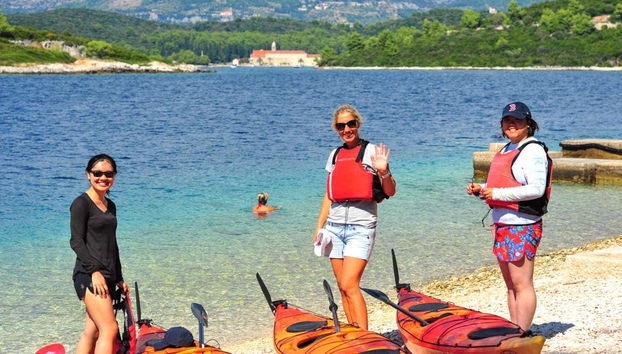 Korčula en kayak