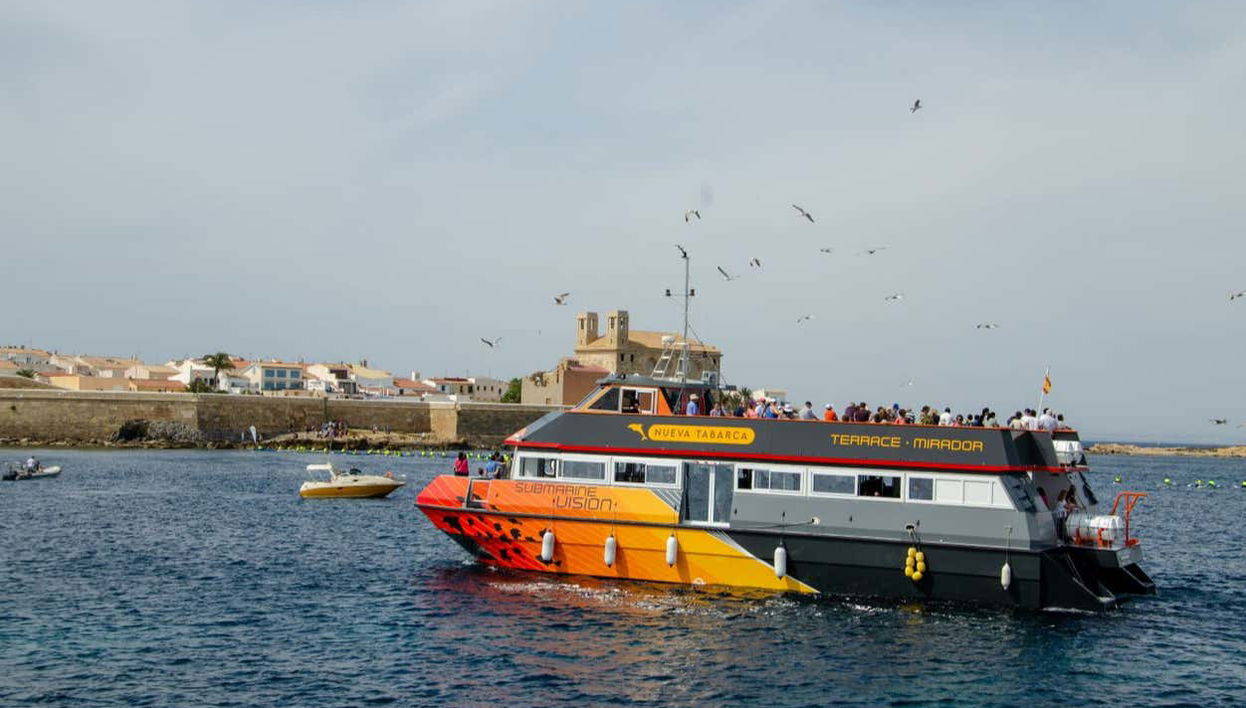 Le catamaran en route pour Santa Pola