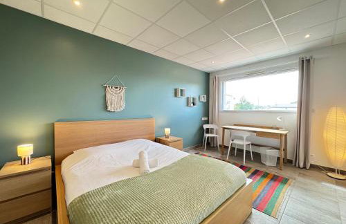 Le Tertre - Wifi Fibre, TV, 2 Parkings, Moderne - Foto 3