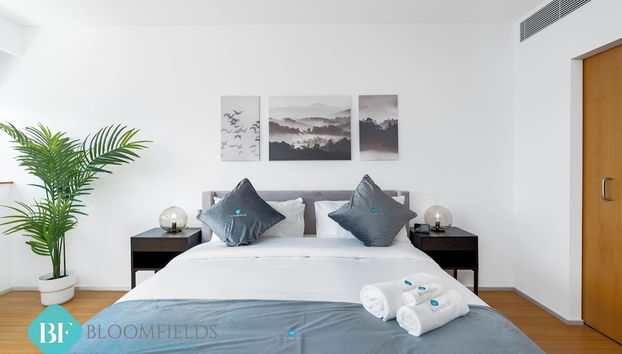 Bloomfields Stylish 1BR in Al Raha Beach - Foto 3, Habitación