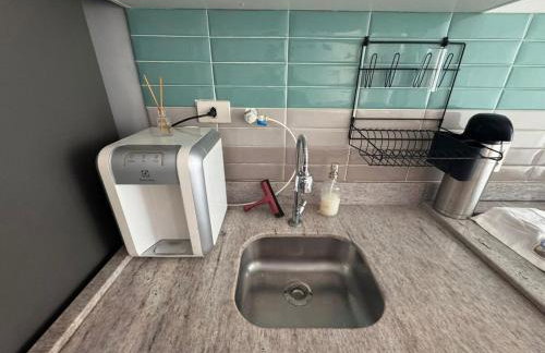 Apartamento completo em Santos, Vaga, Ar, Próx Porto,Praia - Foto 16