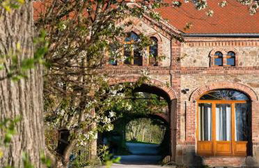 HexenburgbeiDresden mit Faßsauna 4 Raum Architektengaleriewohnung mit Whirlwanne, Kamin, Balkon-Nähe Sächsische Schweiz Dresden - Foto 16