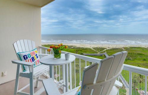 Pool and Beach Access Oceanfront Galveston Condo - Foto 1