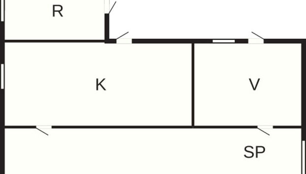 4 Person Holiday Home in Vig-by Traum - Foto 5, Planta do andar