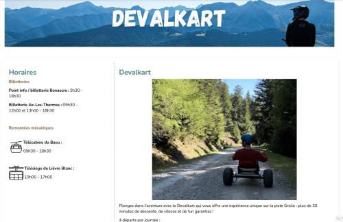 location Appartement Bonascre toutes saisons - Foto 24