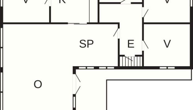 6 Person Holiday Home in Hvide Sande - Foto 5, Plano