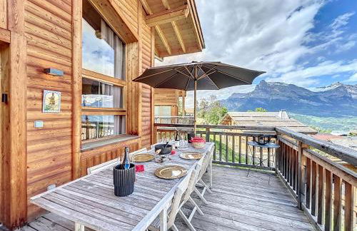 Demi-chalet de luxe avec piscine et vue Mont Blanc - FR-1-560-71 - Photo 10