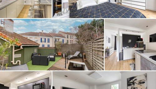 L'Évasion Design - Rooftop - 8 min Gare Orly - Foto 5