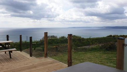 Sunset sea view chalet with hot tub - Foto 2