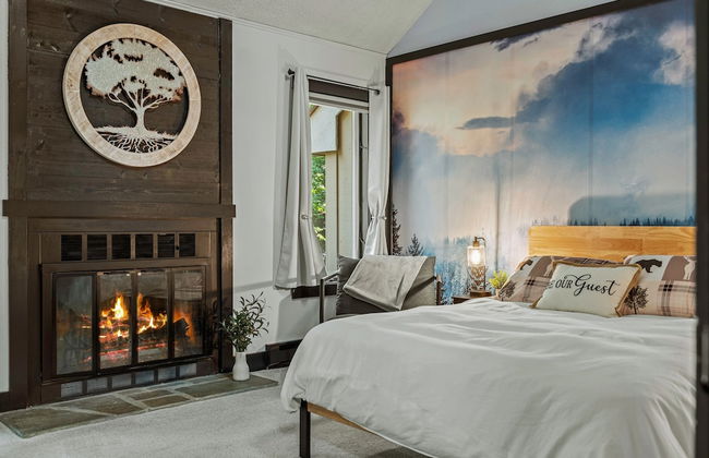 Pocono Bear Den by Avantstay Stylish Modern Deck w Grill Outdoor Dining - Foto 14