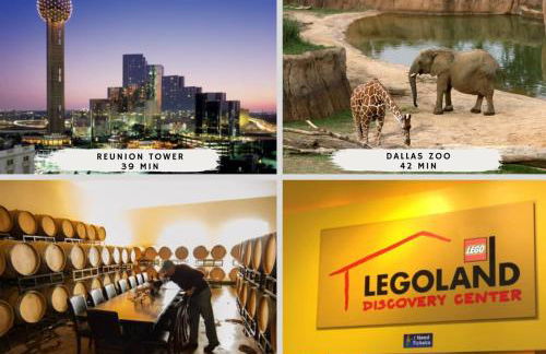 Highland Village - 4BR w Backyard Pool Oasis - Foto 48