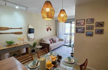 Apê pé na areia Ilhéus - beira mar, acesso direto à praia, piscinas, jogos, espaço kids - Vog Marine - Foto 1