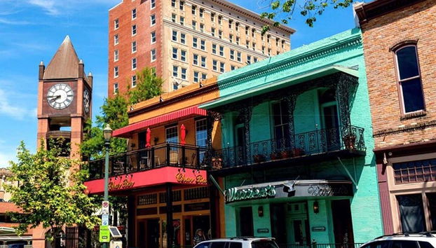 Stroll the bustling city streets