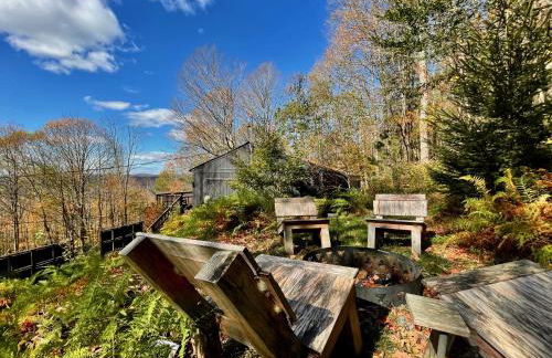 Fireplace Catskill Views Overlook Lake Cabin - Foto 61