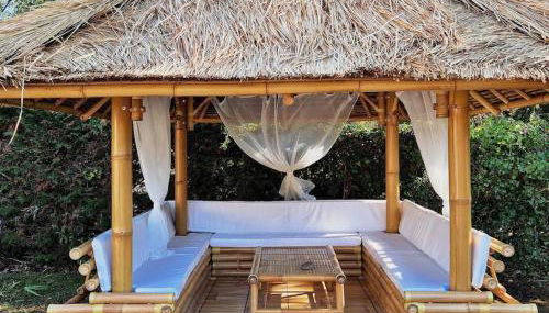 Villa 12 personnes proche oécan, 10 vélos et 4 surf fournis, entièrement climatisée - Foto 5, Garden, sunbed