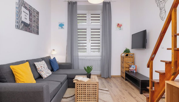 Antresola Centrum Krakowa by Renters - Foto 2, Habitación