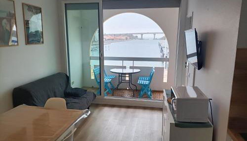 T2 cabine avec très belle vue sur le port de plaisance - Foto 4