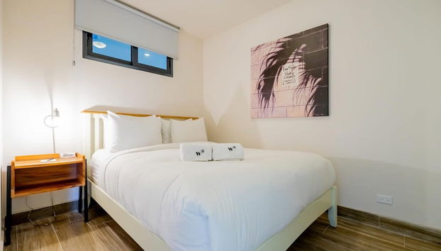 Cozy 1BR With Balcony in Santa Ana - Photo 3, Chambre