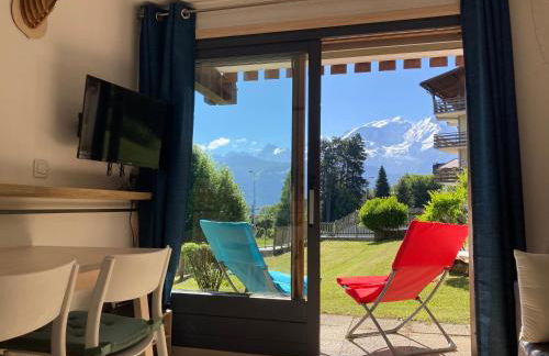 La marmotte: Vue Mont Blanc, terrasse, parking - Foto 21
