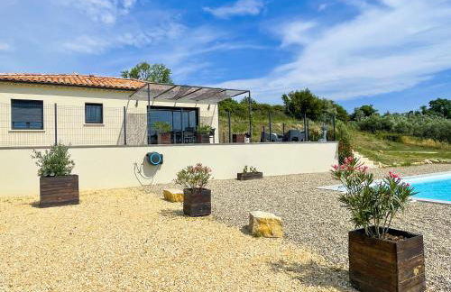 Villa 4 étoiles avec 2 chambres climatisation et piscine privée - Foto 7